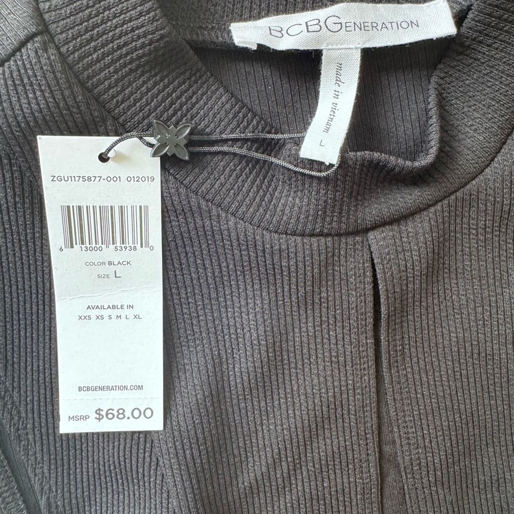BCBGeneration Black Bodysuit - Picture 2 of 2